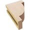 Ekena Millwork 3"W x 6"D x 9"H Classic Alpine Rough Cedar Woodgrain TimberThane Corbel, Primed Tan CORUR03X06X09ALPRCPR - alternate 3